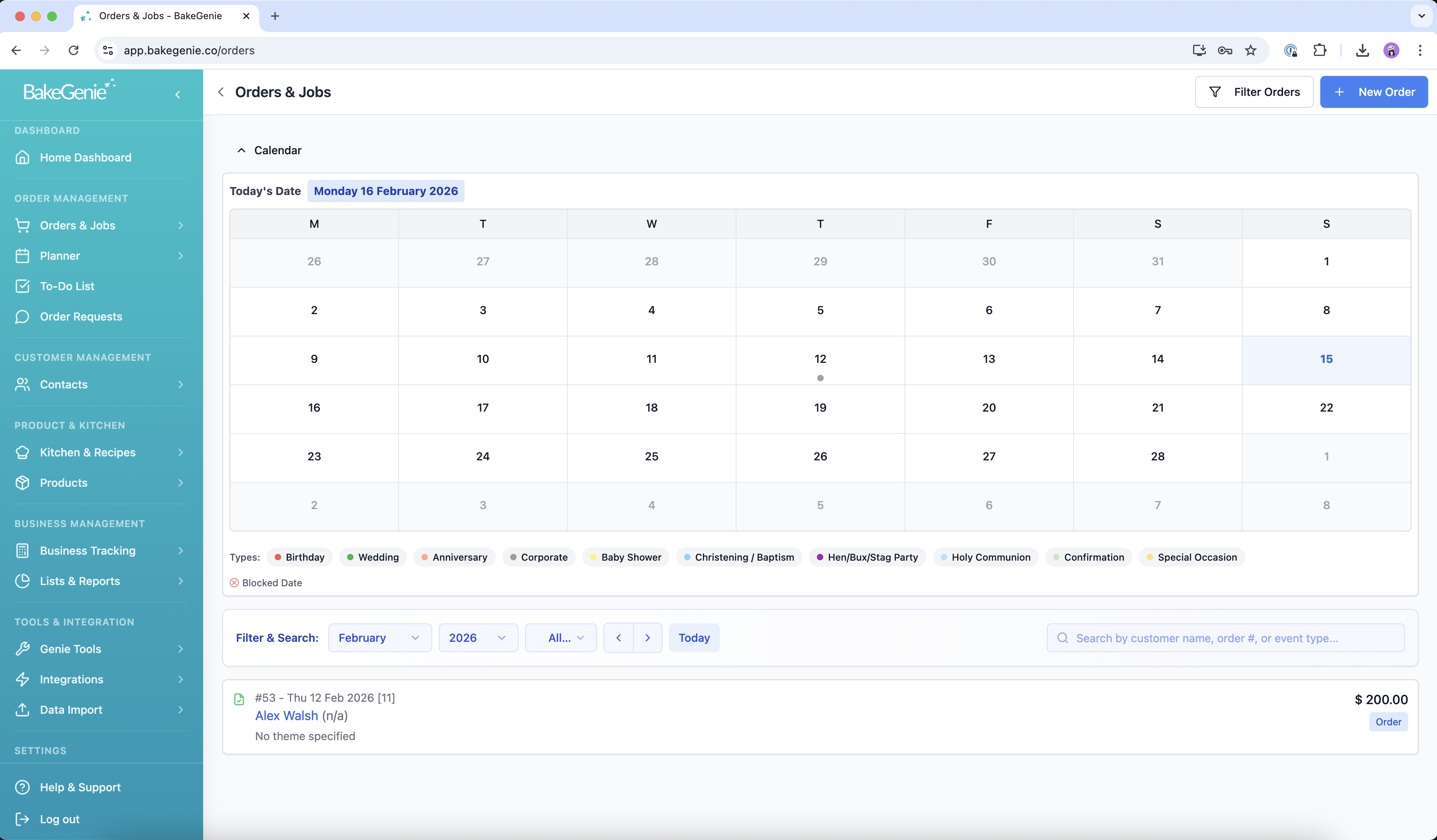 Bake Genie: From Broken to 600 Paying Members — screenshot 1 showing saas product interface